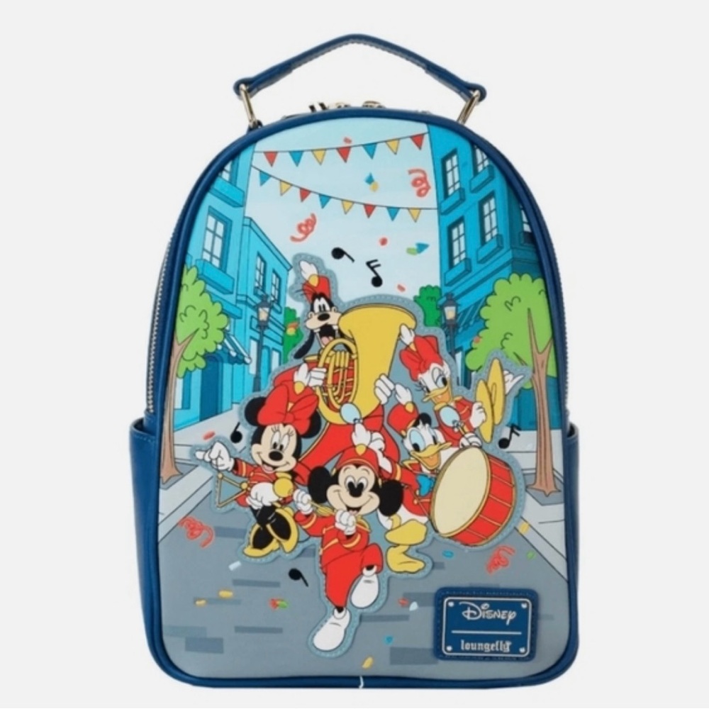 Loungefly Disney Kids Backpack - Blue and Red